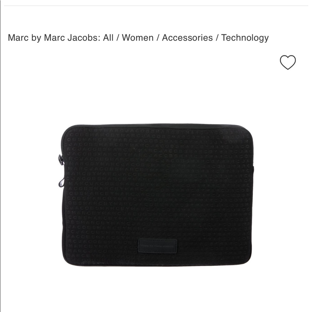 Marc Jacobs neoprene laptop case
